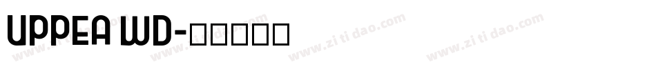 UppEa Wd字体转换
